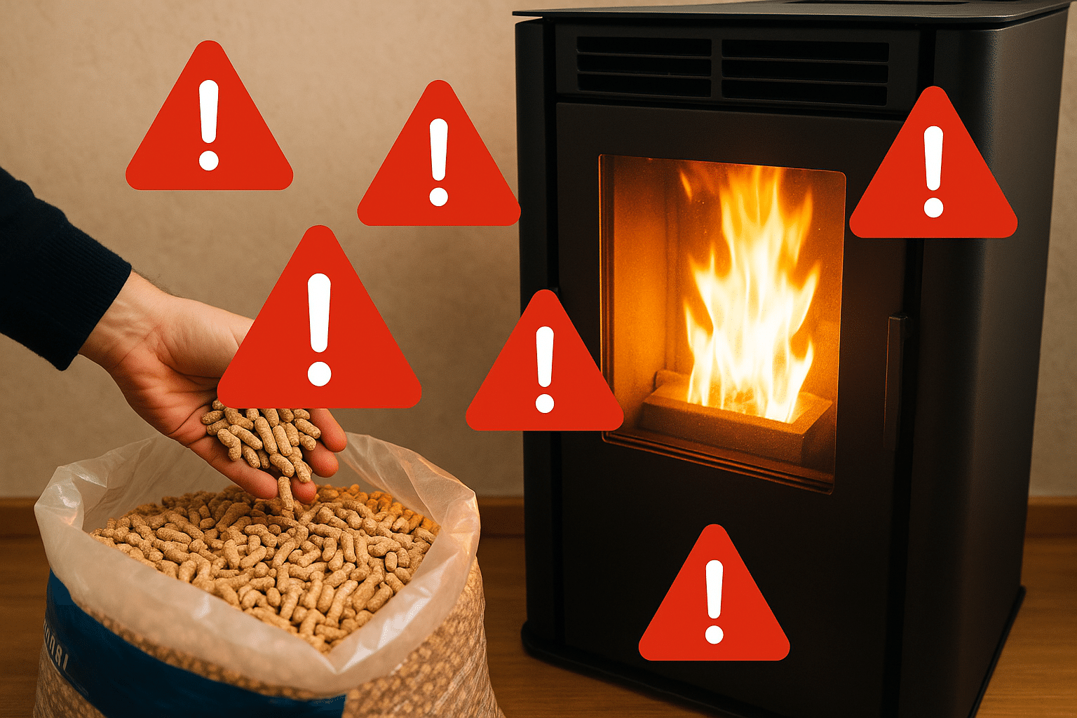 Poêle à granulés : ces 5 erreurs fréquentes qui font exploser votre consommation de pellets cet hiver