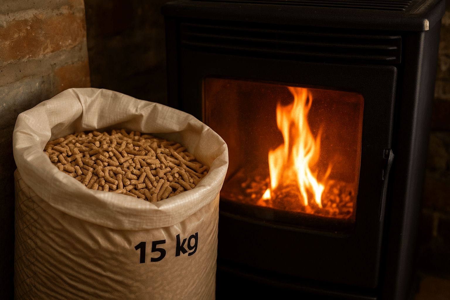 Découvrez la durée surprenante d’un sac de pellets de 15 kg dans une maison mal isolée