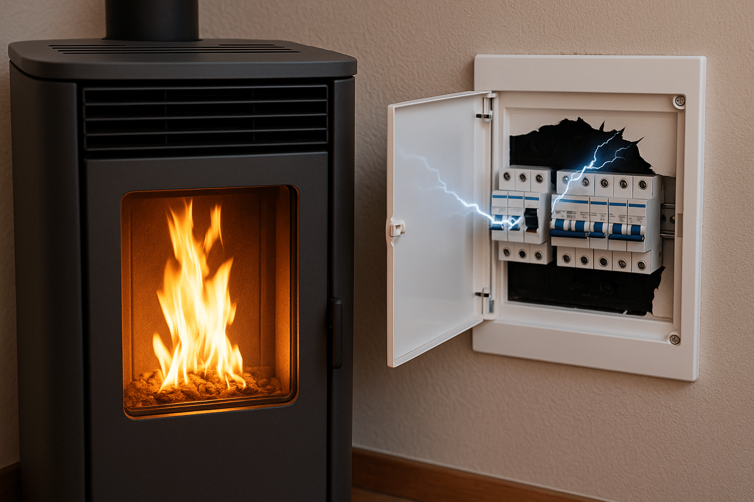 Poêle à granulés : la raison choc qui fait disjoncter votre compteur électrique