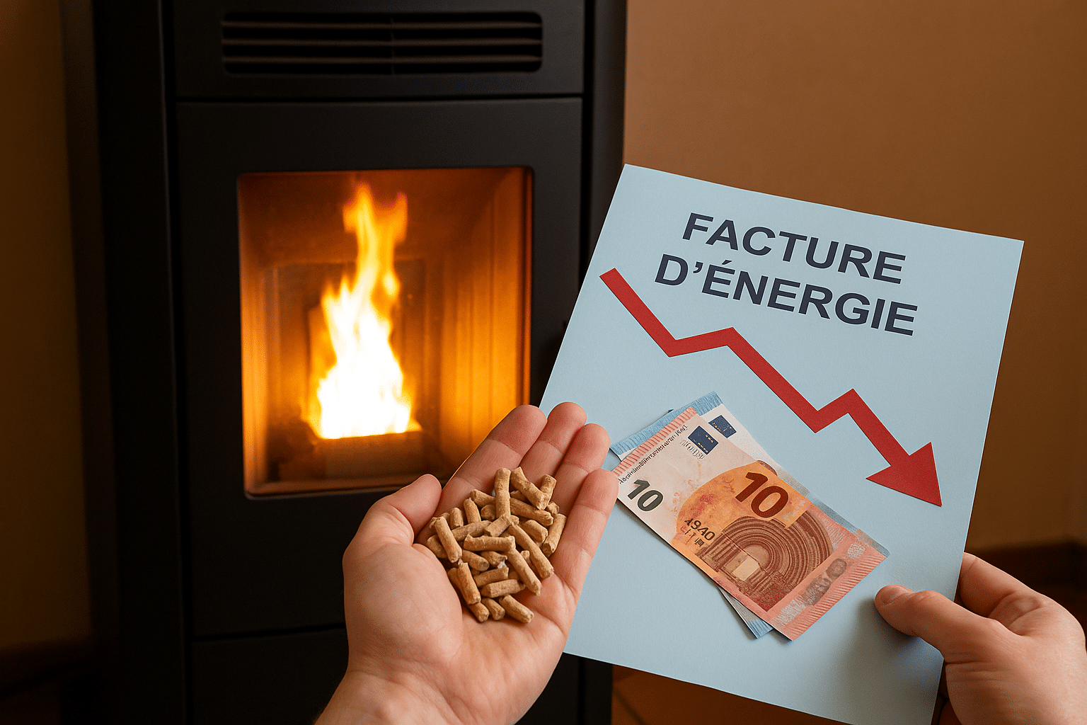 Chauffage économique : le poêle à pellets peut-il vraiment faire fondre vos factures énergétiques ?