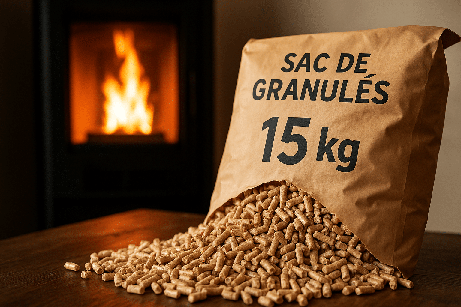 Découvrez combien d’heures peut réellement durer un sac de 15 kg de pellets