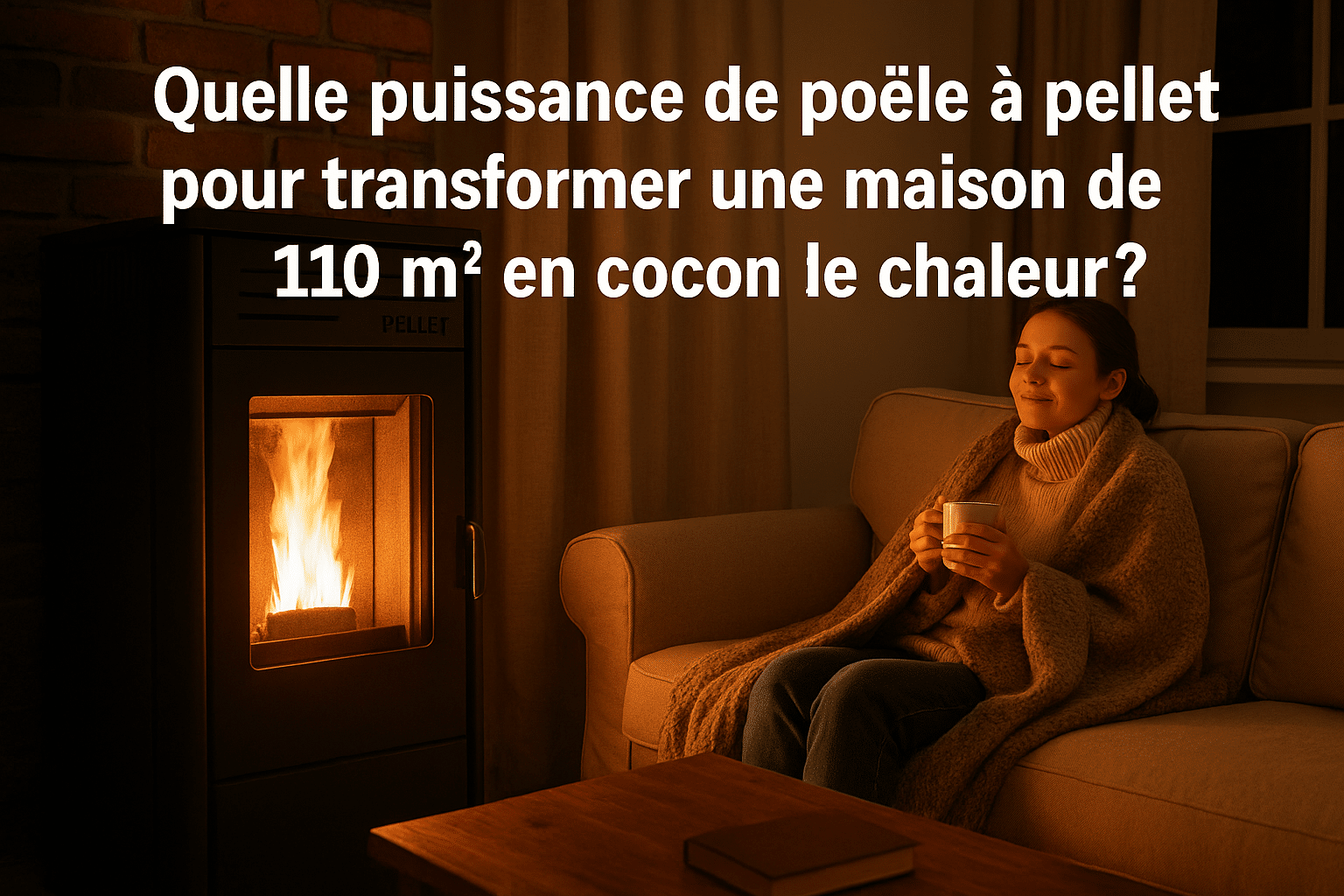 Quelle puissance de poêle à pellet pour transformer une maison de 110 m² en cocon de chaleur ?
