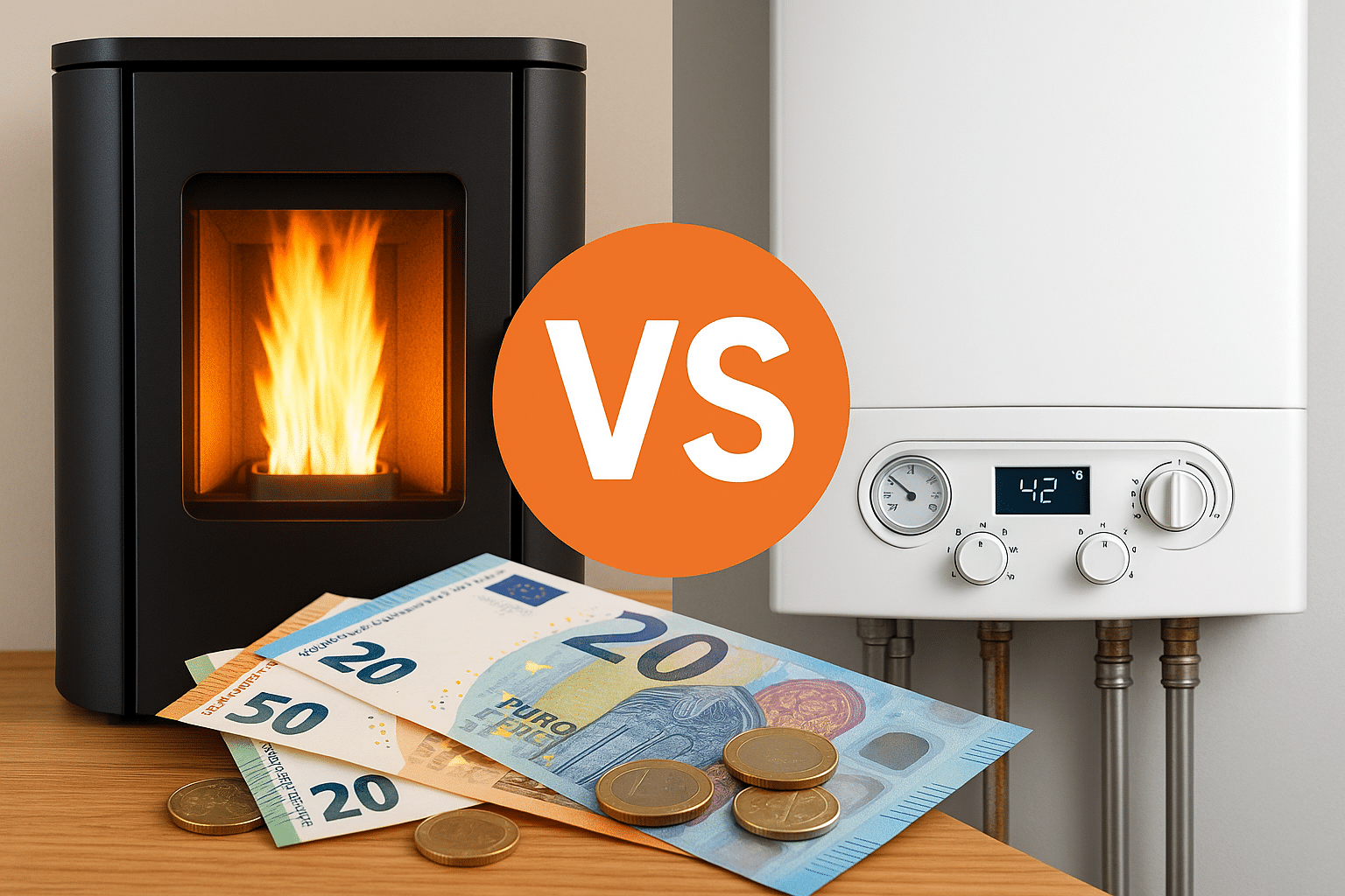 Poêle à pellet vs chauffage au gaz : l’économie qui va vous surprendre