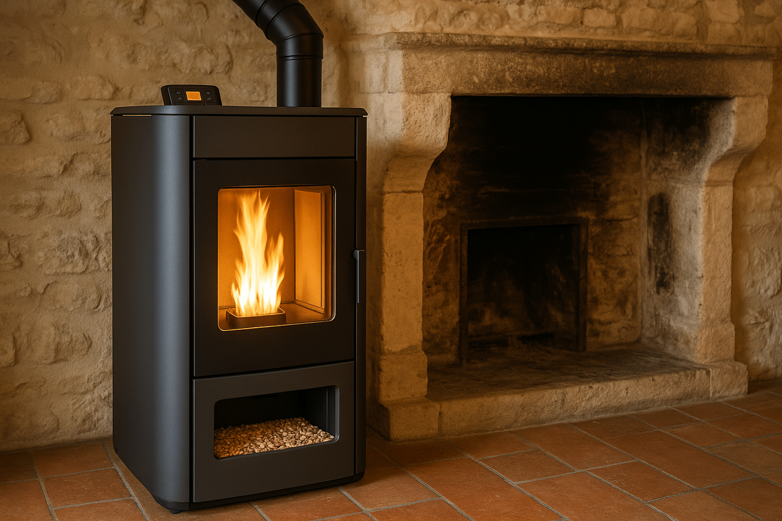 Poêle à pellets : l’option surprenante pour transformer une maison ancienne ?