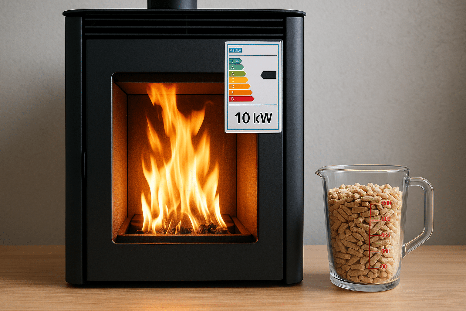 Poêle à pellets 10 kW : sa consommation va vous étonner