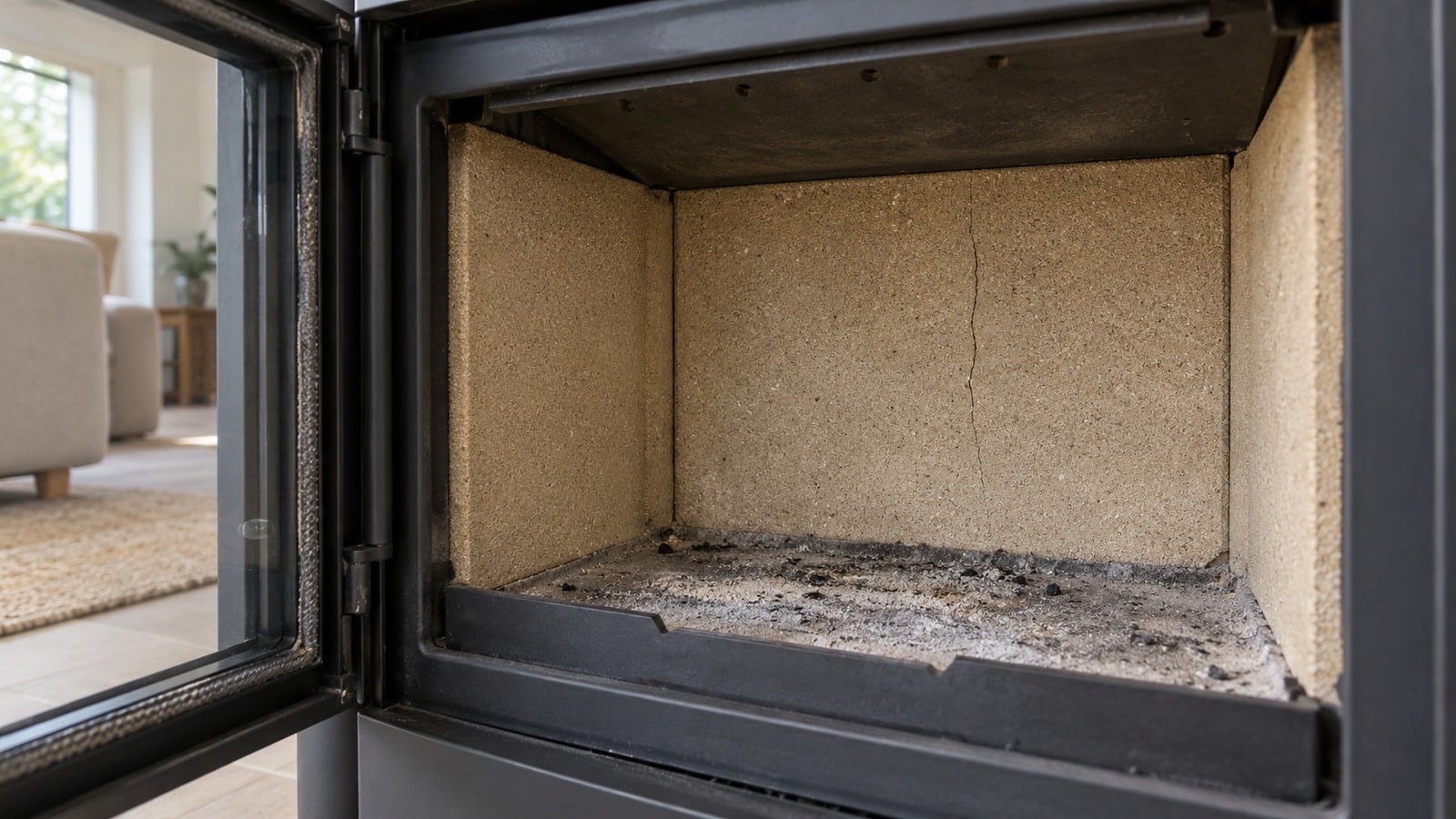 Poêle à bois : une plaque de vermiculite fissurée est-elle à remplacer ?